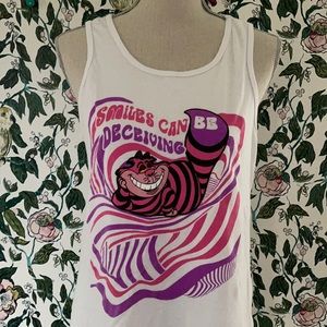 Disney Cheshire Cat Trippy Tank Top